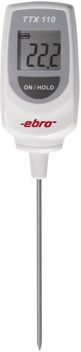 Digitális beszúrós ételhőmérő, húshőmérő, cukrászhőmérő, -50 - +350 °C, HACCP, Ebro TTX 110