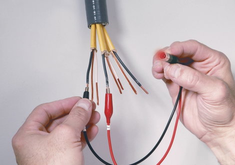 Próbalámpás szakadásvizsgáló, vezetékvizsgáló Extech CT-20 3. kép