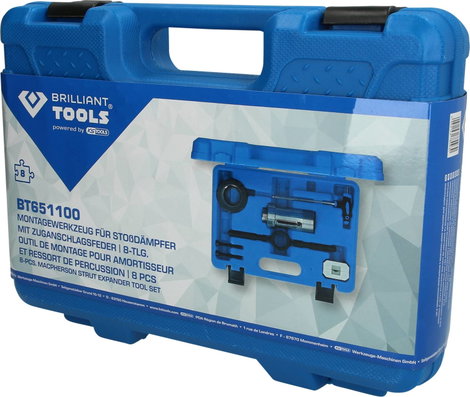 Szerelőszerszám lengéscsillapítókhoz visszapattanó pufferrel, 8 db Brilliant Tools BT651100 4. kép