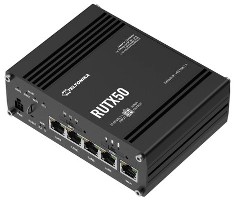 Teltonika RUTX50 Router Beépített modem: LTE, UMTS 2.4 GHz, 5 GHz 2. kép