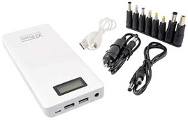 XTPower XT-16000 QC3 Powerbank 15600 mAh Lítiumion USB, DC alj 3.5 mm Fehér