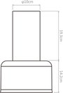 TOOLCRAFT RST-280HT4 Forrasztási anyag elszívó dűzni Hegy méret 10 mm Csúcs hossza 36.5 mm Tartalom, 2. bélyegkép