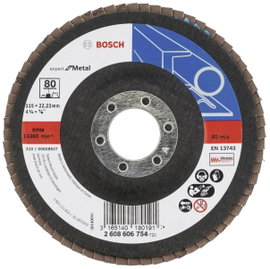 Bosch Accessories 2608606754 X551 Felületcsiszoló korong Ø 115 mm Furat átmérő 22.33 mm Acél 1 db