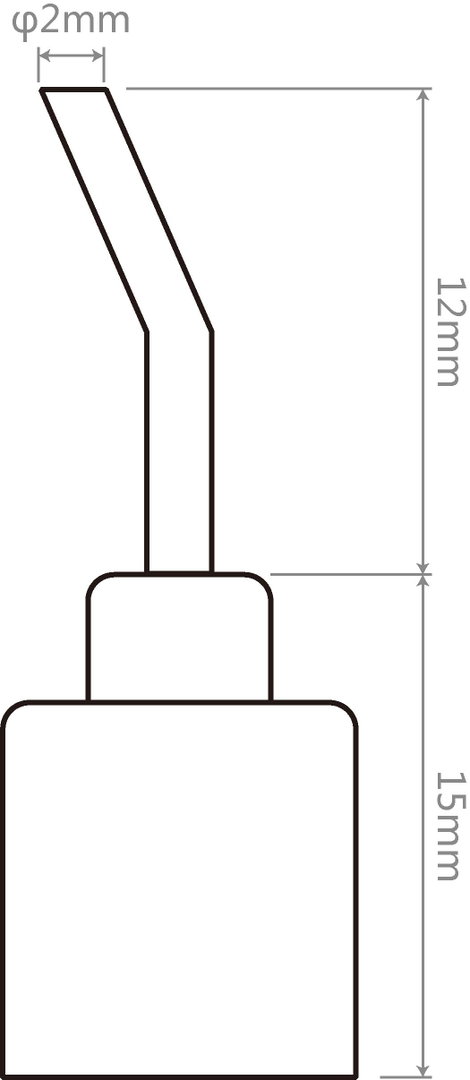 TOOLCRAFT TPS-800SN1 Forrasztási anyag elszívó dűzni Hegy méret 2 mm Csúcs hossza 27 mm Tartalom, ta 2. kép