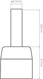 TOOLCRAFT TPS-800HT2 Hőlégfúvó dűzni Hegy méret 6.5 mm Csúcs hossza 37 mm Tartalom, tartalmi egysége 2. bélyegkép