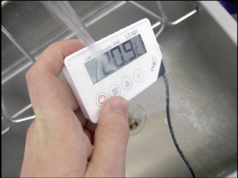 Digitális beszúró labor hőmérő, -40...+200 °C, TFA LT-101 2. kép