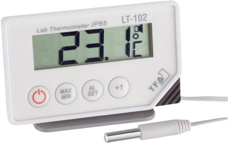 Hőmérsékelt mérő modul, laborhőmérő -50 - +70 °C, HACCP hőmérő TFA LT-102