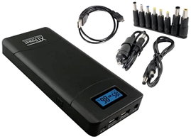 Powerbank 20400 mAh Lítiumion USB, DC alj, fekete, XTPower XT-20000 QC3