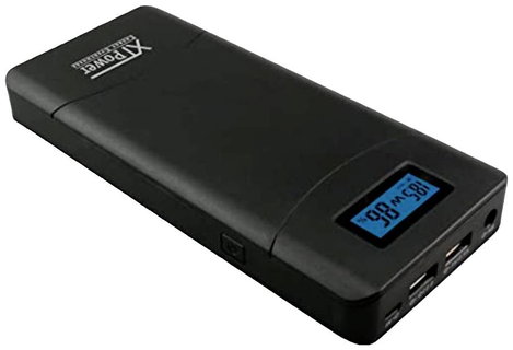 Powerbank 20400 mAh Lítiumion USB, DC alj, fekete, XTPower XT-20000 QC3 2. kép