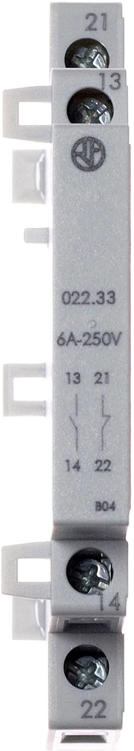 Segédkapcsoló 2 záró 6 A, Finder 022.33