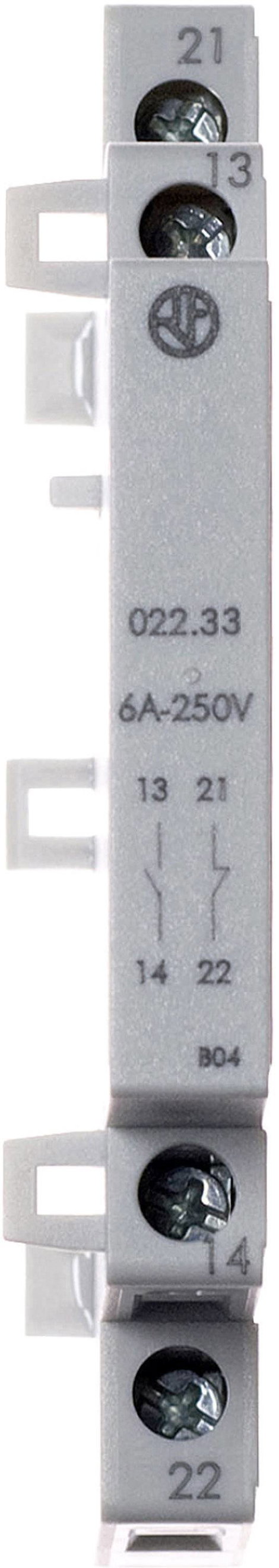 Segédkapcsoló 2 záró 6 A, Finder 022.33