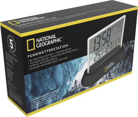 National Geographic Transparent 9070300 Vezeték nélküli időjárásjelző állomás 6. kép