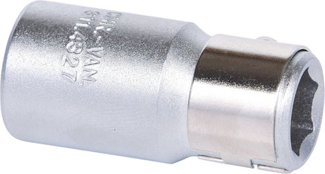 KS Tools 911.4327 1/4" bit adapter foglalat, szorítógyűrűvel 4. kép