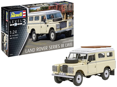 Revell 07056 Land Rover Series III LWB (commercial) Autómodell építőkészlet 1:24