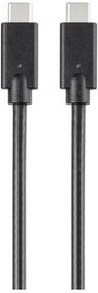 Renkforce USB töltőkábel USB 2.0 USB-C® dugó, USB-C® dugó 2.00 m Fekete TPE köpeny RF-5251922 2. bélyegkép