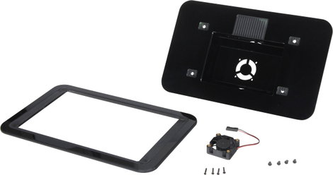 Raspberry Pi® Touch-Kit DIY Raspberry Pi® 4 B 4 GB 4 x 1.5 GHz Érintőképernyővel, Házzal, Tápegységg 4. kép