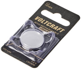 VOLTCRAFT LIR2450 Gombakku LIR 2450 Lítium 120 mAh 3.6 V 1 db