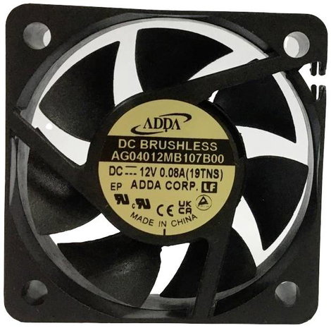 ADDA AG04012MB107B00(19TNS) Axiális ventilátor 12 V/DC (H x Sz x Ma) 40 x 40 x 10 mm