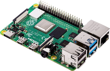 Raspberry Pi® Touch-Kit DIY Raspberry Pi® 4 B 8 GB 4 x 1.5 GHz Érintőképernyővel, Házzal, Tápegységg 5. kép