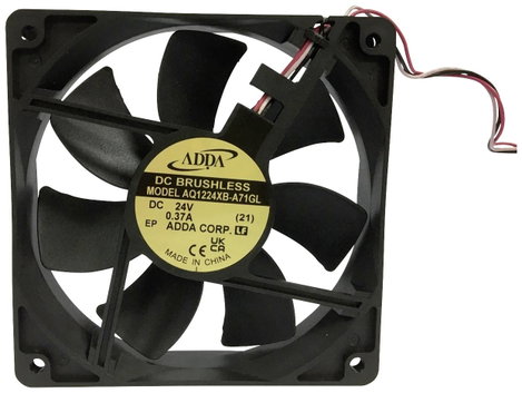 ADDA AQ1224XB-A71GL(21) Axiális ventilátor 24 V/DC (H x Sz x Ma) 120 x 120 x 25 mm