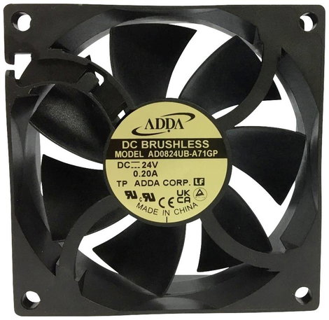 ADDA AD0824UB-A71GP Axiális ventilátor 24 V/DC (H x Sz x Ma) 80 x 80 x 25 mm