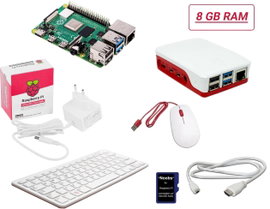 Raspberry Pi® Desktop Kit Raspberry Pi® 4 B 8 GB 4 x 1.5 GHz Billentyűzettel, Egérrel, Noobs OS-sel,