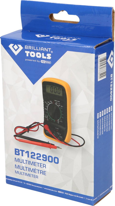 Brilliant Tools BT122900 Kézi multiméter digitális 3. kép