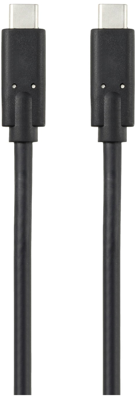 Renkforce USB C kábel USB4™ USB-C® dugó, USB-C® dugó 1.00 m Fekete Kettős árnyékolás RF-5241746 2. kép