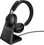 Jabra Evolve2 65 UC Telefon On Ear headset Bluetooth® Stereo Fekete Noise Cancelling Hangerő szabály 2. bélyegkép
