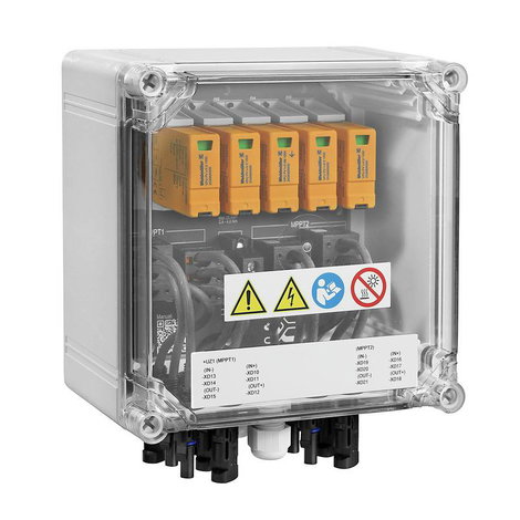 Weidmüller 2866350000 PVN DC 2IN/1OUTX2 2MPPT SPD2R WM4C 1.1KV Generátor csatlakoztató doboz 1 db