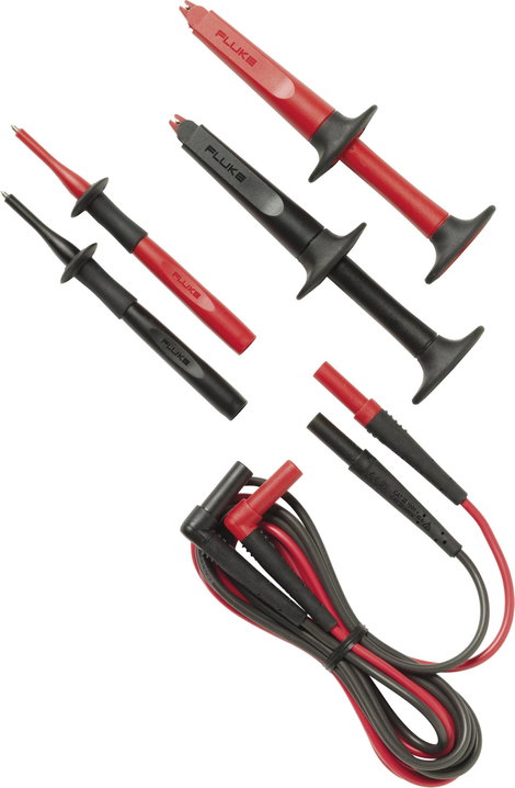 Multiméter mérőzsinór, mérőfej készlet, 4 mm-es banándugókhoz 1,5m Fluke TL223-1 SureGrip Electrical