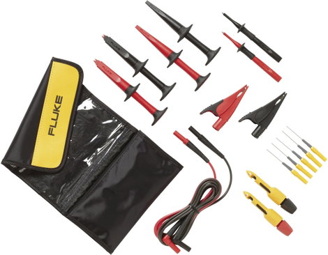 Mérőzsinór készlet, autóvillamossági mérésekhez 1,5m Fluke TLK282-1 Deluxe 2. kép