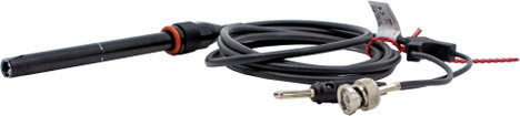Greisinger GE 117 pH elektróda beépített Pt1000-es hőmérséklet szenzorral, BNC és banándugós csatlak 2. kép