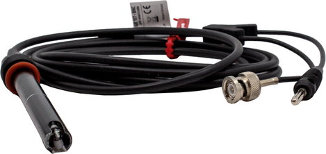 Greisinger GE 117 pH elektróda beépített Pt1000-es hőmérséklet szenzorral, BNC és banándugós csatlak 4. kép