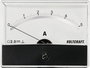 Beépíthető analóg lengőtekercses árammérő műszer 5A/DC Voltcraft AM-86x65 2. bélyegkép