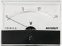 Beépíthető analóg lengőtekercses feszültségmérő műszer 15V/DC Voltcraft AM-86x65 2. bélyegkép