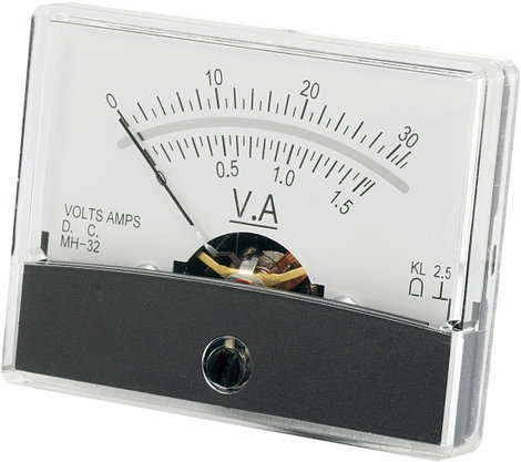 Beépíthető analóg lengőtekercses műszer 30V/DC 1,5A/DC Voltcraft AM-60x46 2. kép