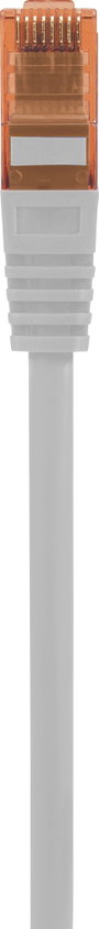 Renkforce RF-5047426 RJ45 Hálózati kábel, patchkábel CAT 6 U/UTP 0.15 m Szürke Védővel, Halogénmente 2. bélyegkép