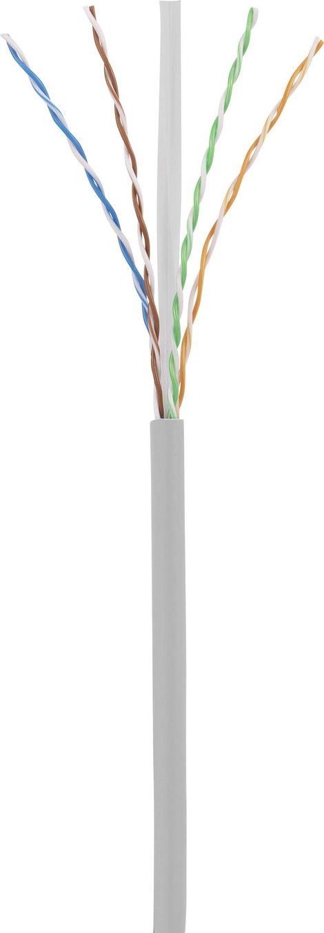 Renkforce RF-5047426 RJ45 Hálózati kábel, patchkábel CAT 6 U/UTP 0.15 m Szürke Védővel, Halogénmente 4. kép