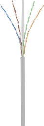 Renkforce RF-5047426 RJ45 Hálózati kábel, patchkábel CAT 6 U/UTP 0.15 m Szürke Védővel, Halogénmente 4. bélyegkép