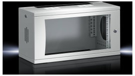 Rittal 7507.000 19 hálózati szekrény (Sz x Ma x Mé) 600 x 358 x 400 mm 6 ME Élénk szürke (RAL 7035)