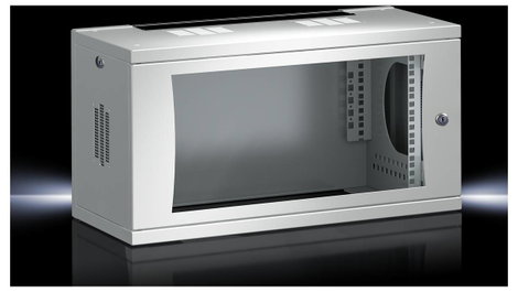 Rittal 7507.000 19 hálózati szekrény (Sz x Ma x Mé) 600 x 358 x 400 mm 6 ME Élénk szürke (RAL 7035)
