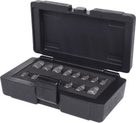 KS Tools 150.1385 Spirálcsavar és csavarkihúzó készlet, 15 db