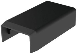 KOPOS 8921_FB Kábelcsatorna Végdarab (Sz x Ma) 20 mm x 10 mm 1 db Fekete