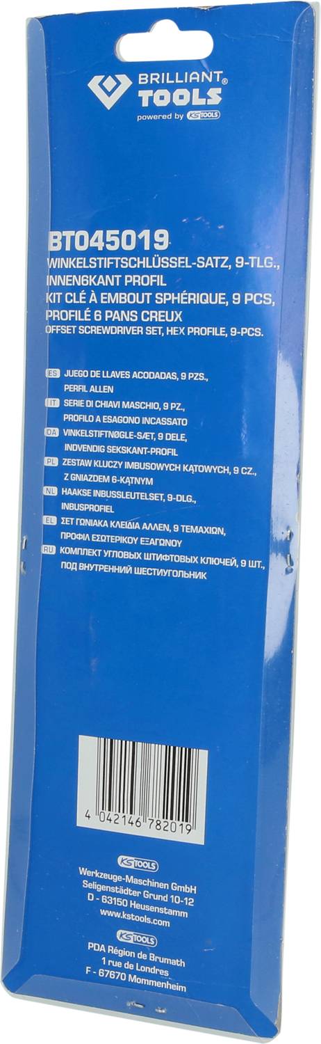 Brilliant Tools BT045019 Hajlított csavarhúzó készlet 4. kép