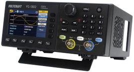 Hálózati függvénygenerátor 1 µHz - 30 MHz 2 csatorna, tetszőleges jel, VOLTCRAFT FG-1302