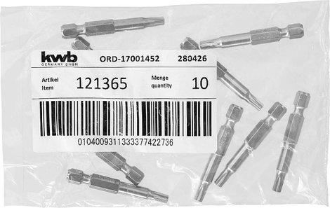 kwb 121365 Hatlap bit T 25 Acél 1 db 2. kép