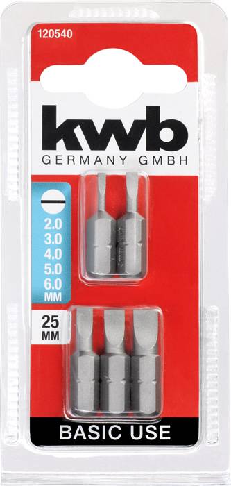 kwb 120540 Kereszthornyú bit 5 részes 2. kép