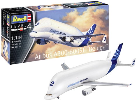 Revell 03817 Airbus A300-600ST Beluga Repülőmodell építőkészlet 1:144
