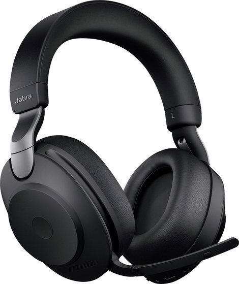 Jabra Evolve2 85 UC Telefon Over Ear headset Bluetooth®, Vezetékes Stereo Fekete mikrofon zajelnyomá
